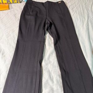 Ivana Trump‎ Women's Black Dress Pants Size Small 26x28 Thick Stretch High Rise